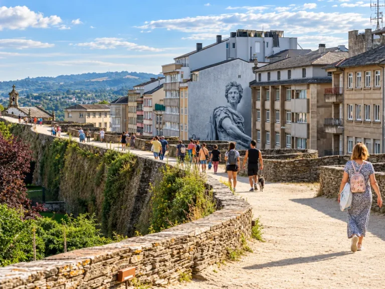 Qué ver en Lugo: paseo por el adarve de la muralla romana entre torres de pizarra